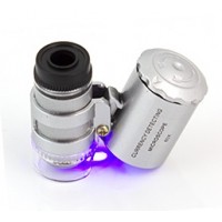 Kišeninis LED mikroskopas + lupa
